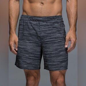 Lululemon Surge Short *7" - Less Space Black Greyt